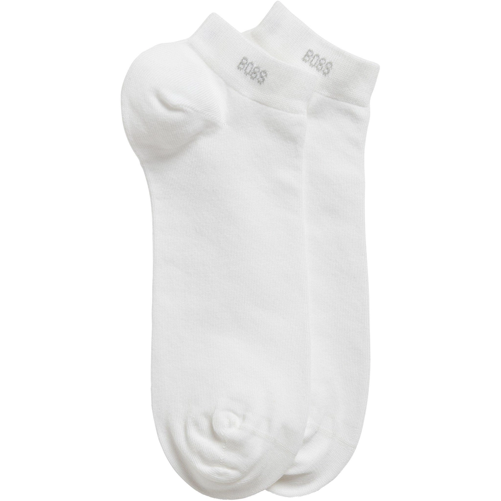 Hugo Boss 2 Pack Trainer Socks - White 100